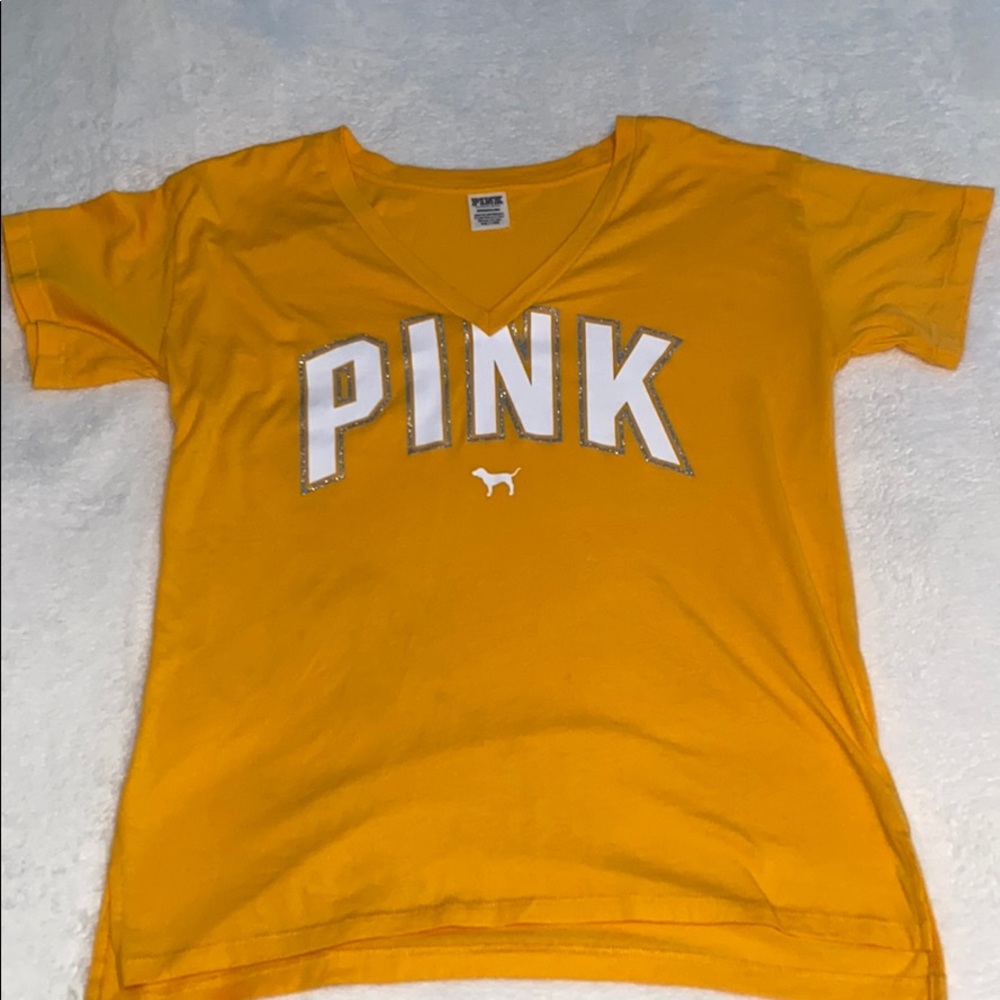 PINK Yellow T-Shirt